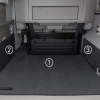 Passenger Compartment Carpet Left - T5/T6 (No Beach) - Titanium Black - 100 708 639